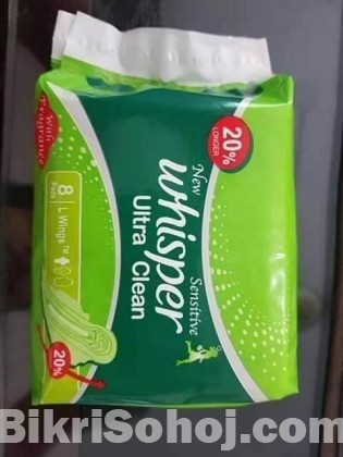Whisper Ultra clean napkin